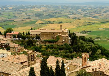 Montalcino Toskana, İtalya