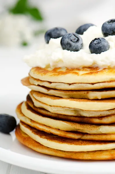 Small pancakes closeup — Stock Photo, Image