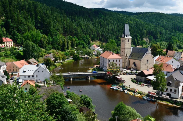 Rozmberk nad Vltavou lizenzfreie Stockbilder