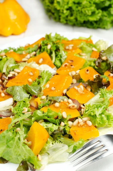 Salad with pumpkin — Stock Photo, Image