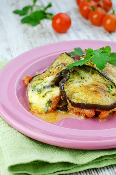 PARMIGIANA di Melanzane — Zdjęcie stockowe