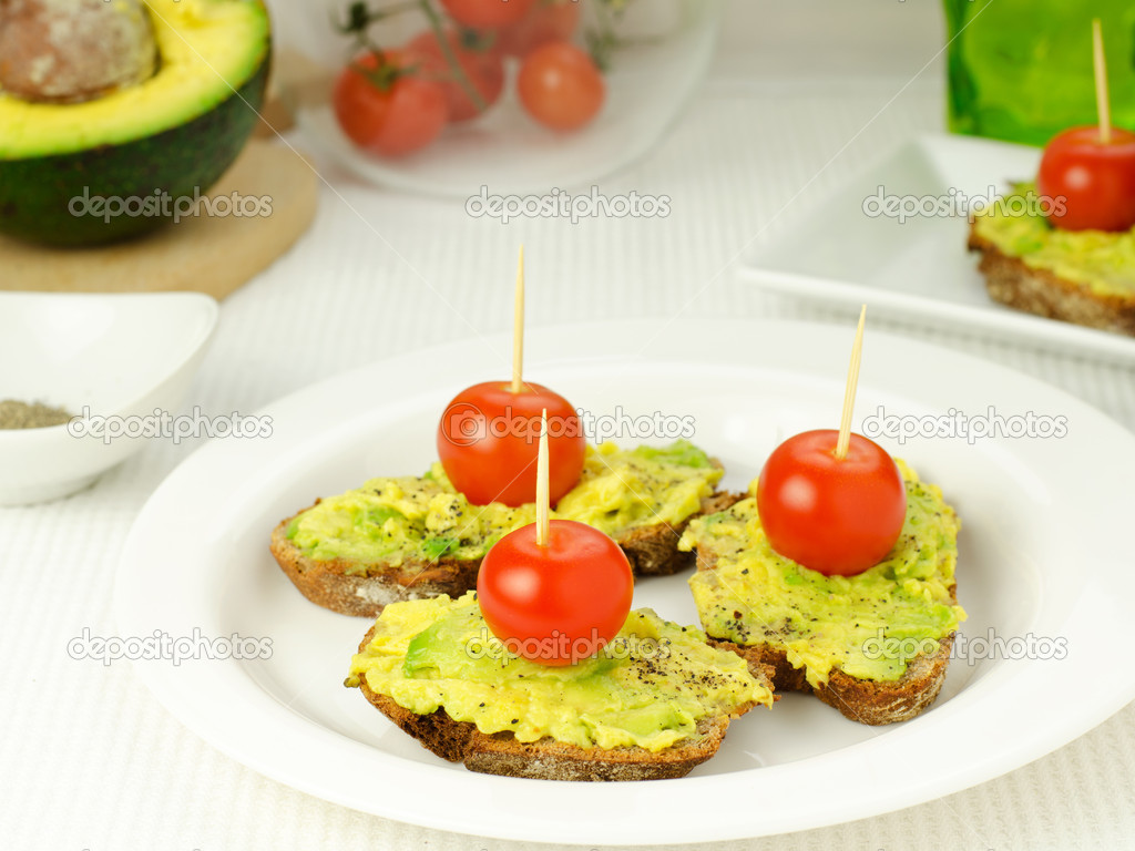 Avocado on bread