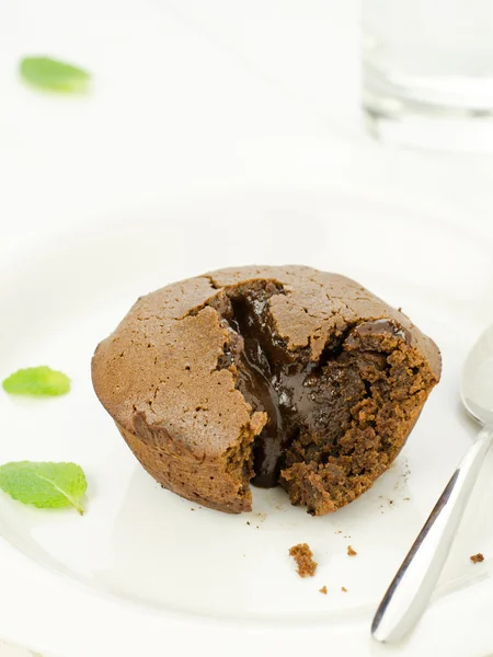 Chocolate souffle — Stock Photo, Image