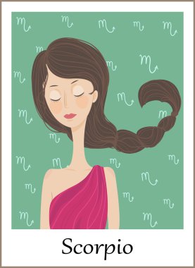 burç. Zodiac signs-Akrep