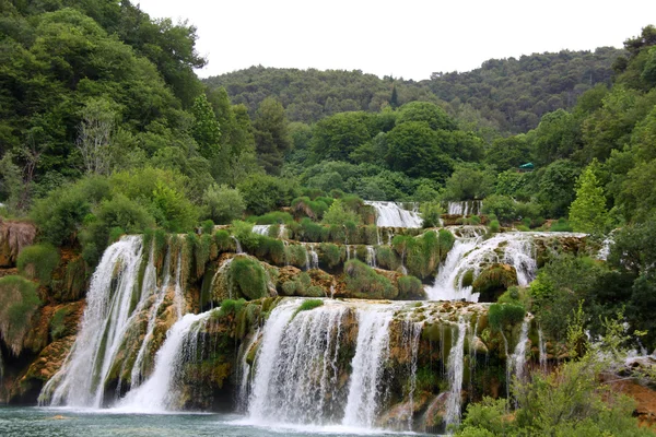 Waterfall KRKA in Croatia — Stock Photo, Image