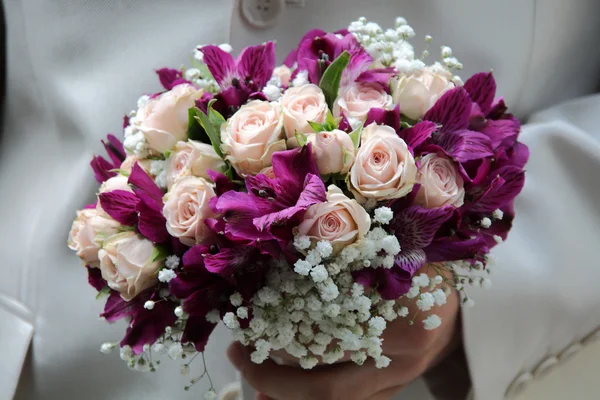 Bride bouquet for marriage — Stock Photo, Image