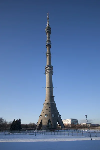 Moscow ostankino TV-tornet — Stockfoto