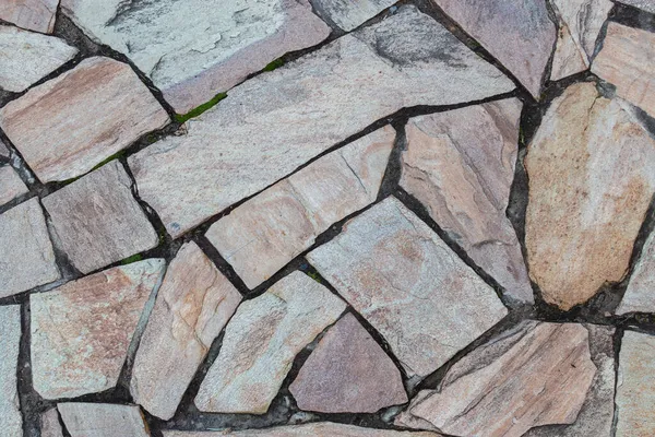 Μοτίβο Της Υφής Της Χρωματισμένης Πέτρας Είναι Ένα Συνονθύλευμα Πλακιδίων — Φωτογραφία Αρχείου