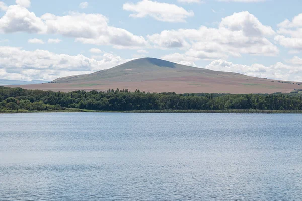 Relicto Lago Sal Tambukan Lugar Extracción Lodo Terapéutico Territorio Stavropol Imagen de archivo