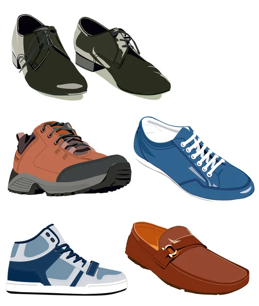 Gimnasio-Zapatos — Vector de stock