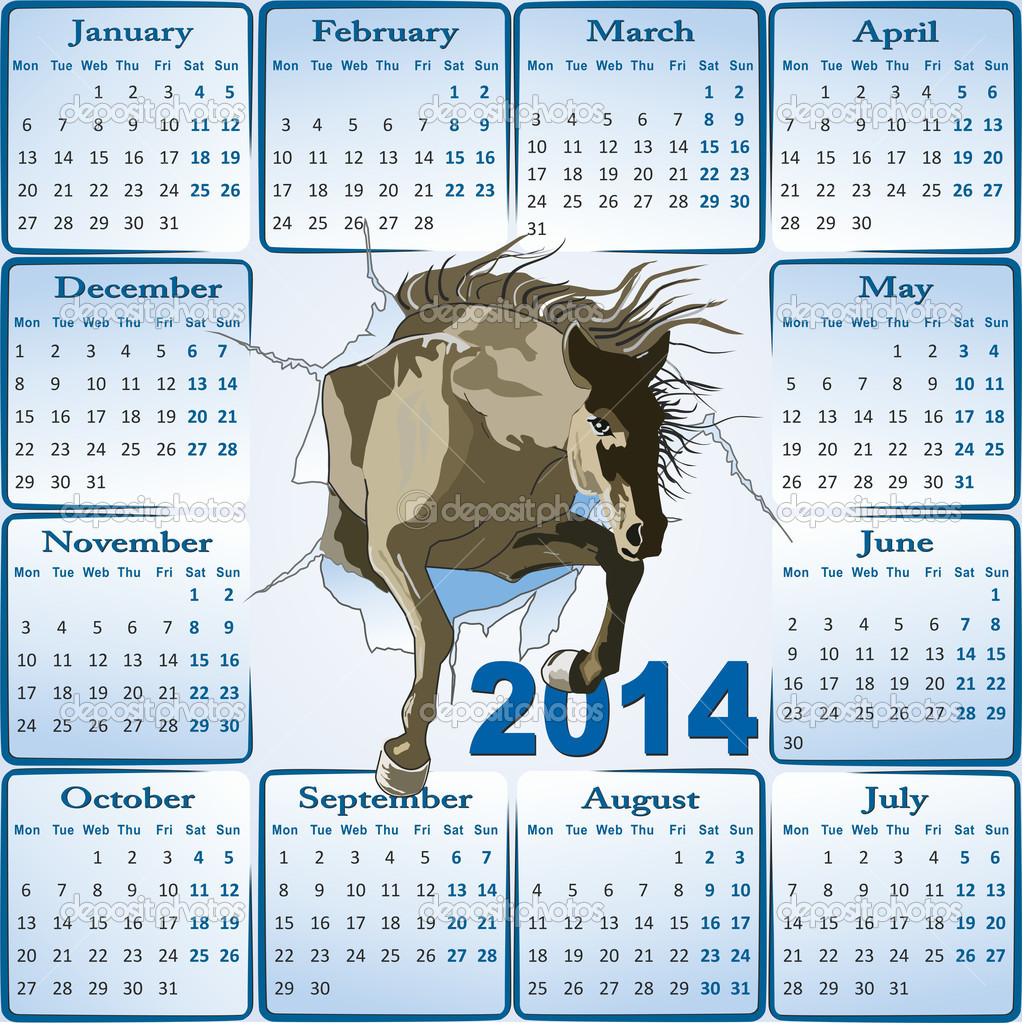 14 Calendar Vector Image By C Jodo19 Vector Stock