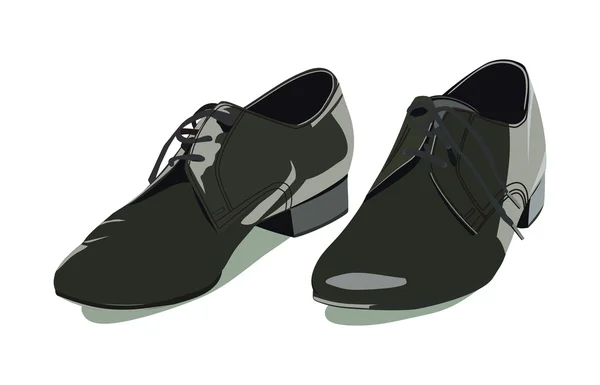 Zapatos de hombre — Vector de stock