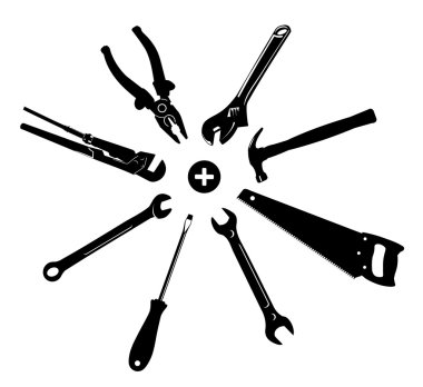 siyah vektör aletleri