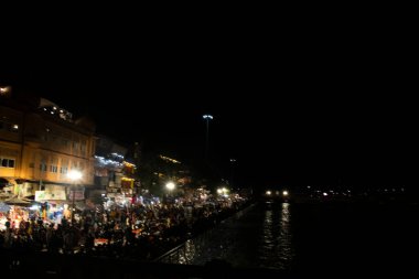 Haridwar Har ki pauri ghat gece