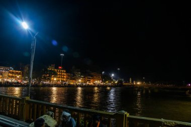 Haridwar Har ki pauri ghat gece