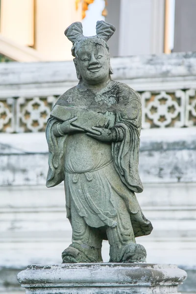 Statue en pierre à Bangkok, Thaïlande — Photo