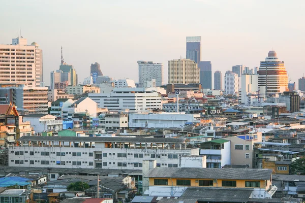 Vista de la ciudad desde el templo de Wat Saket — Foto de Stock