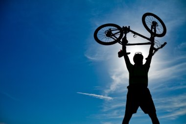Mountain biker