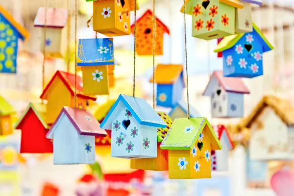 Birdhouses background — Stock Photo, Image