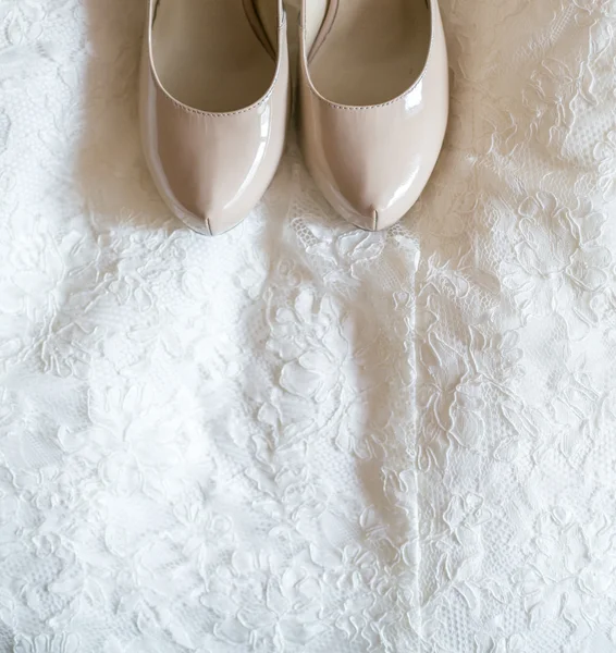 Scarpe da sposa — Foto Stock