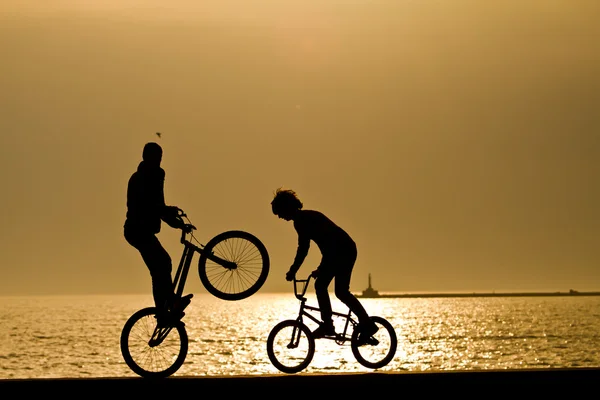 Motociclisti — Foto Stock