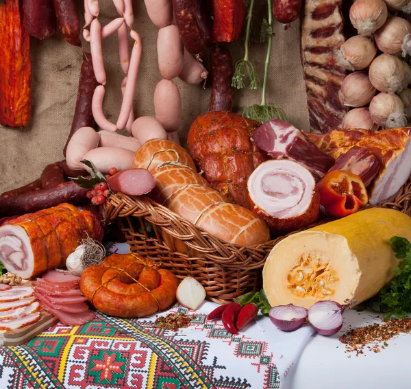 Meat delicacies — Stock Photo, Image