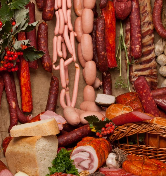 Meat delicacies — Stock Photo, Image