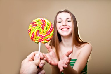 Kız zekâ lolipop
