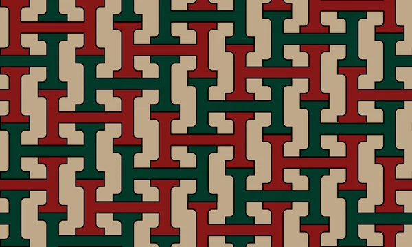 Sömlös Abstrakt Geometrisk Design Upprepade Mönster För Textiltryck — Stockfoto