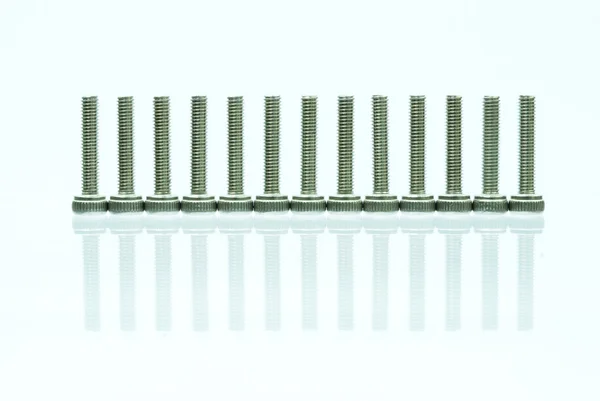 Parafuso hexadecimal M 4 linha — Fotografia de Stock