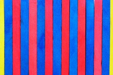 Kırmızı ve mavi ahşap arka plan