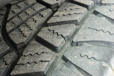 The old tire tread