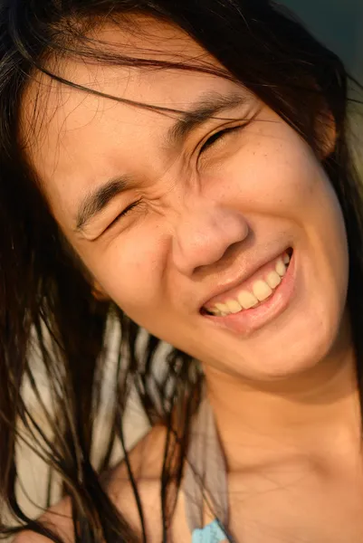 Happy sunny eyes — Stock Photo, Image