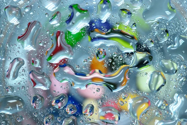 Sfondo colorato goccia d'acqua — Foto Stock