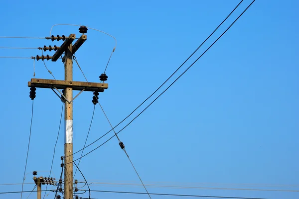 Electricity pole — Stock Photo, Image