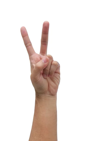 Man hand göra symbol — Stockfoto