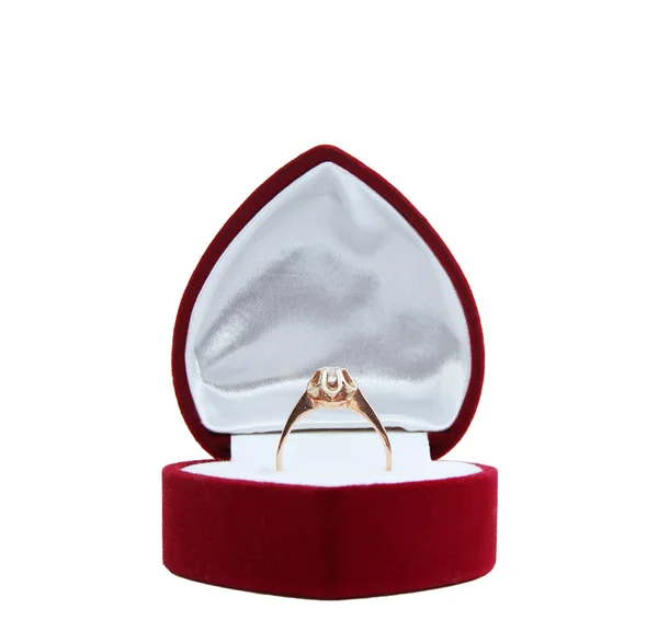 Ring in love box — Stock Photo, Image