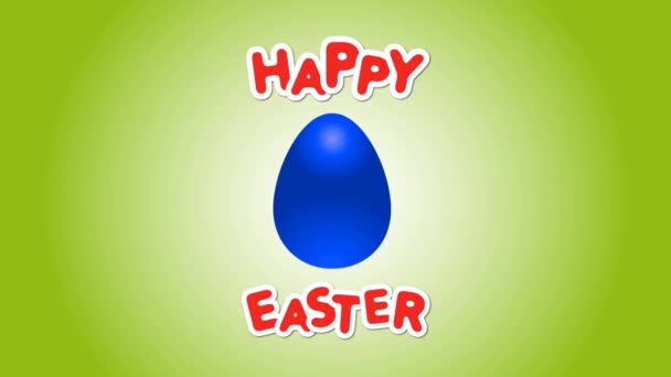 Feliz huevo de Pascua — Vídeo de stock