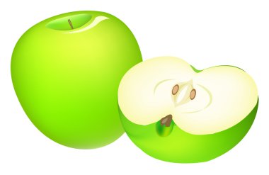 Green Apple clipart
