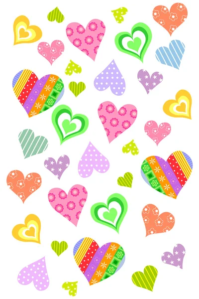 Love Hearts fond — Image vectorielle