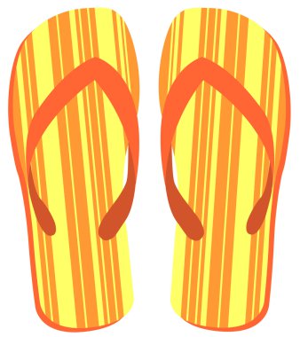 Flip flop vektör sandal