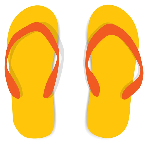 Flip flop vektör sandal — Stok Vektör