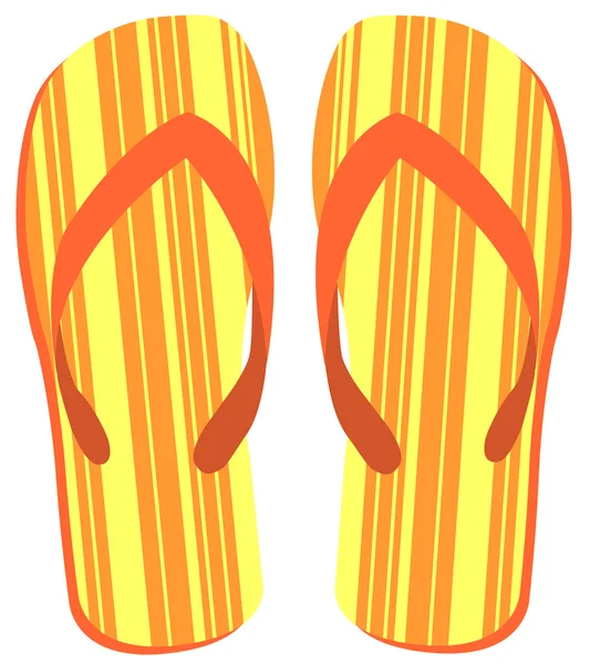 Tongs sandale vectorielle — Image vectorielle