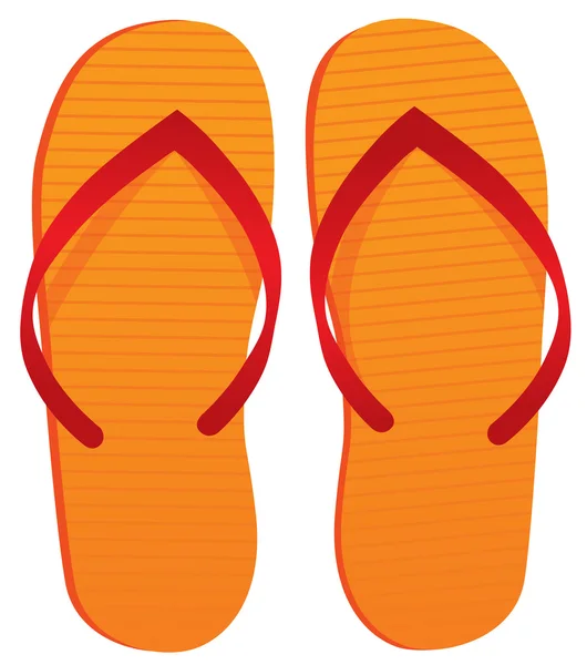 Flip flops vektor sandal — Stock vektor