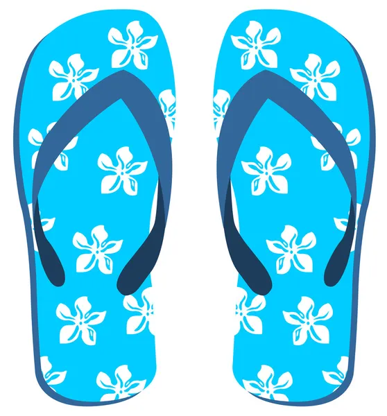 Flip flop vektör sandal — Stok Vektör