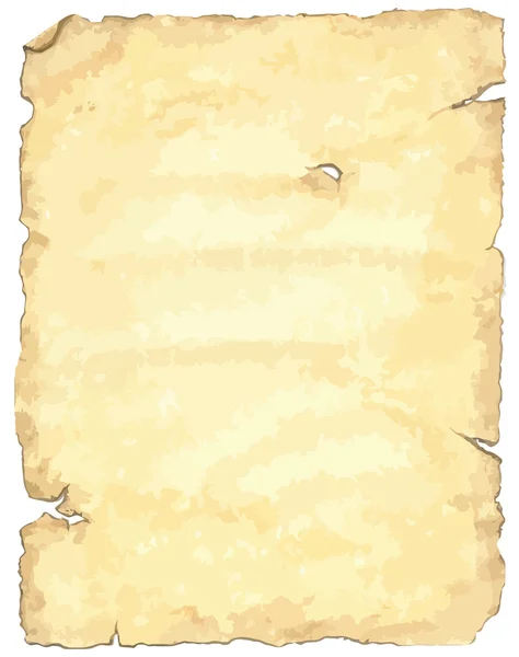 Old paper page with space for text or image — Stock Vector