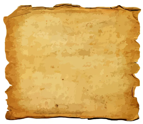 Alte Papierseite mit Platz für Text oder Bild — Stockvektor