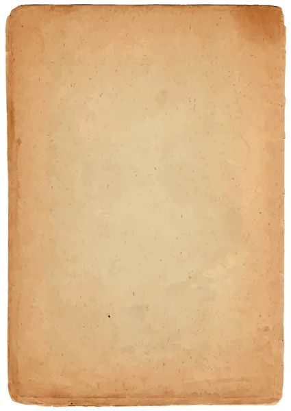 Old paper page with space for text or image — Stock Vector