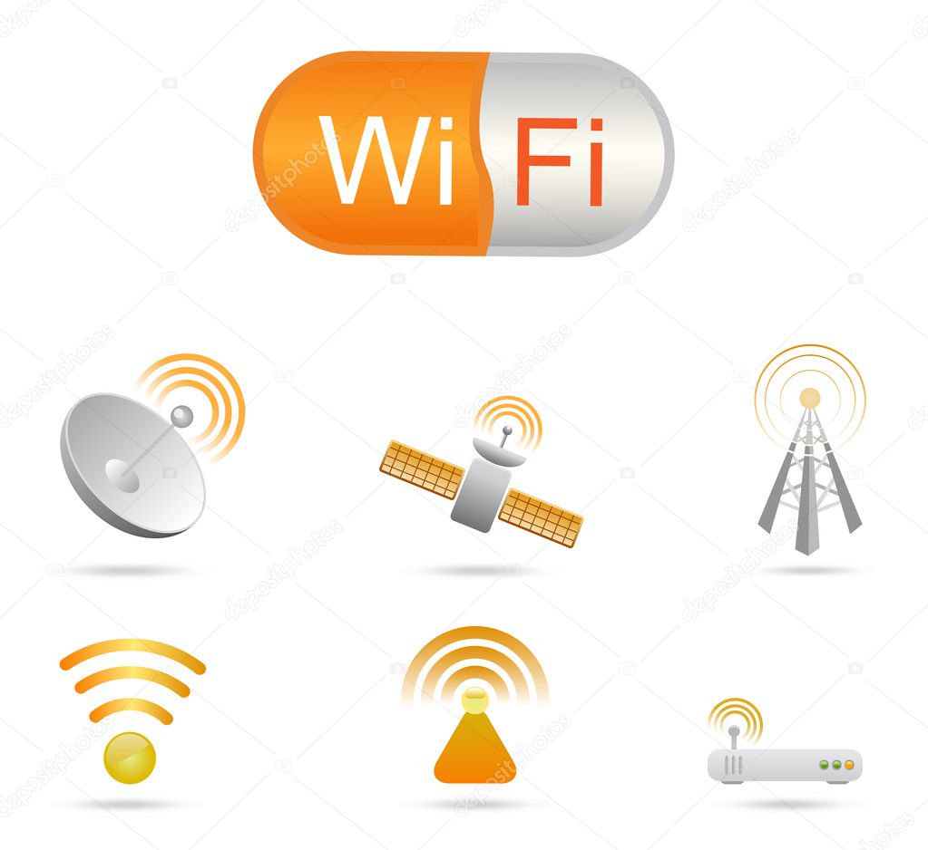 Wifi internet Symbol Set