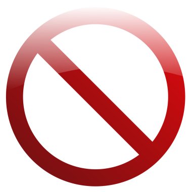 Kırmızı dur yol işareti